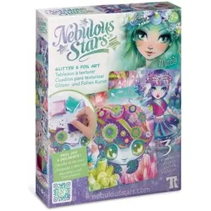 Nebulous Stars Glitter & Foil Art pas cher