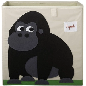 3 sprouts Cube de rangement jouets Gorille pas cher