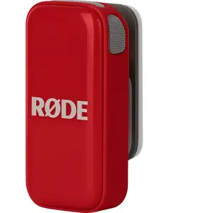 RØDE Wireless Micro Drahtloses Mikrofon-System USB-C Rot, Microphone