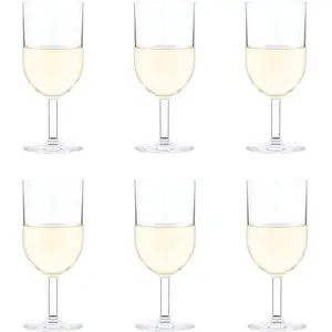 Bodum 11926-10SA-12 OKTETT Verres à vin blanc en plastique durable, 0.23 liters pas cher