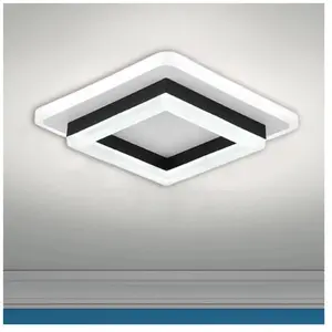 COMELY Plafonnier led 30 w, plafonnier led carré, plafonnier encastré 6 500 k, plafonnier à économie d'énergie pour salle à manger, cuisine, couloir, pas cher