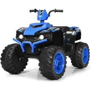 Quad Électrique pour Enfants 3-7 Ans - COSTWAY - Bleu - 4 roues - Batt...Vendu parcdiscount