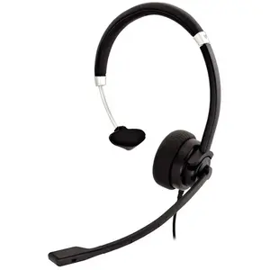 V7 HU411 - Micro-casque - sur-oreille - filaire - USB - noir pas cher