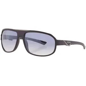 Guess, Lunettes de soleil, Occhiali da Sole Sovradimensionati a Gradiente Blu pas cher