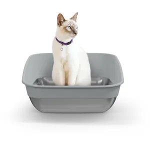 LitterLocker by Litter Genie® Platinum bac à litière acier inoxydable / gris chatVendu parzooplus-be