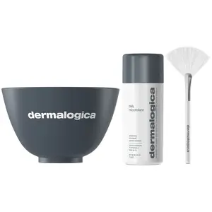 Dermalogica, Set cadeau beauté, Smooth and Brighten Christmas Gift Set Full-Size Daily Microfoliant (Set soin capillaire) pas cher