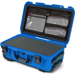 Nanuk Valise 935 avec couvercle organisateur/mousse - Bleu pas cher