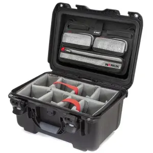 Comparateur de prix : Nanuk 918 Case w/lid org. - w/divider - Black - Pro Photo Kit case