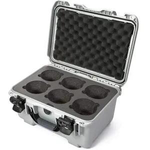 Nanuk Valise 918 avec insert en mousse pour 6 objectifs - Argent pas cher