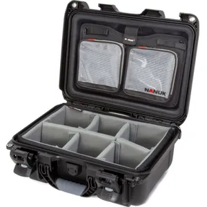 Nanuk Valise 915 avec couvercle organisateur - avec séparateur - Noir - Étui Pro Photo Kit pas cher