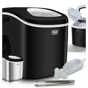 BB-LOISIR Machine à glaçons Noir Appareil préparation de glace 12 kg/2... pas cher