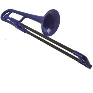 Mini Trombone plastique pBone - bleu pas cher