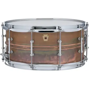 Ludwig LC663T Raw Copper Phonic 14 x 6.5 inch snaredrum pas cher