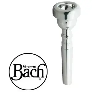 Bach Embouchure de trompette classique plaqué argent taille 1-1/4C (3511FC) pas cher