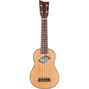 Kremona Ukulele Series Coco Soprano ukelele met KNA UK-1 pickup en koffer pas cher