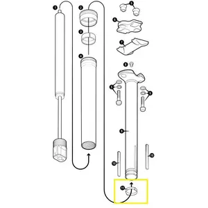 Crankbrothers Douille Highline Xc/g 27.2 One Size pas cher