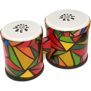 Latin Percussion LP7012 World Beat Pretuned Bongos pas cher