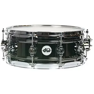 DW Drum Workshop Snaredrum Design Black Brass pas cher