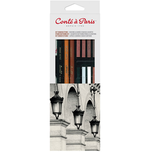 Comparateur de prix : CONTE A PARIS ESQUISSE ETUDE SET 12 CARRE + 3 CRAYONS + ACCESS
