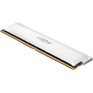 Crucial Pro OC DDR5-6400 UDIMM Wht (1 x 32GB, 6400 MHz, RAM DDR5, U-DI... pas cher