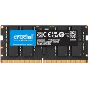 Crucial 16GB DDR5-6400 CSODIMM (1 x 16GB, 3200 MHz, RAM DDR5, SO-DIMM)... pas cher