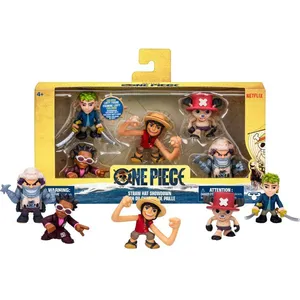 Pack de 5 minis figurines - ONE PIECE - Zoro Chopper Wapol Mr. 5 et Luffy - Dès 4 ans pas cher