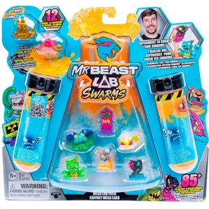 MrBeast Lab Swarms Atomic Series Lot de 12 crabes pour chat Orange pas cher