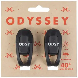 Lot de 2 kits lumières avant arriére Odyssey Bike Lights pas cher