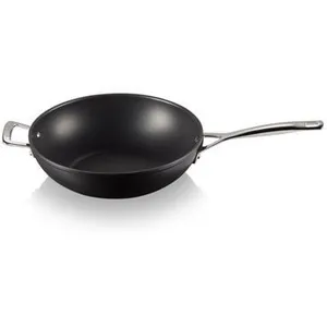 Le Creuset Wokpan met steel - Les Forgées TNS - ø 26 cm / 3.4 liter - standaard anti-aanbaklaag