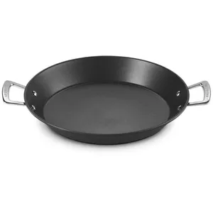 Le Creuset Poêle Provençale Anti-Adhérente en Fonte d'Aluminium, 32 cm, Anthracite/Argenté,52101320010101
