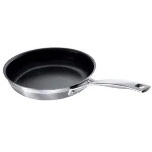 Le Creuset Magnetik Koekenpan - RVS -   24 cm - met anti-kleeflaag