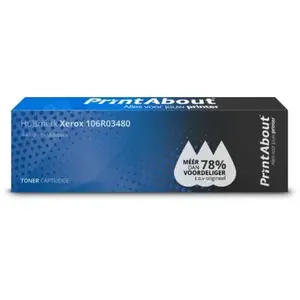 PrintAbout huismerk Toner 106R03480 4-kleuren Multipack geschikt voor Xerox pas cher