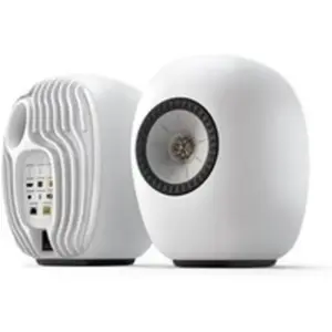 Enceintes sans fil hi-fi KEF LS Luxe Blanc pas cher