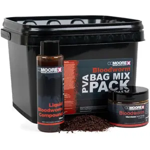 Ccmoore Paquet D´appâts De Pêche Pva Bag Mix Ver De Vase Rouge 1kg pas cher