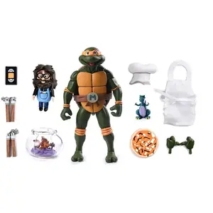 Neca Figurine Vhs Cartoon Action Ultimate Michelangelo Tortues Ninja 18 Cm pas cher
