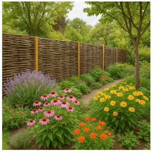 ART-GARDEN Panneau claustra noisetier tressé horizontal Hauteur 120 X Largeur 180 cm pas cher
