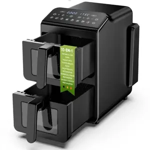 AZMARY Friteuse sans huile - Azmsary - 10L/3200W/7 programmes/Double C... pas cher