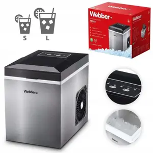 NORTHIX Machine a glacons domestique glacons et glace pilee capacite de 10 kg pas cher