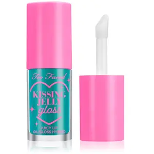 Too Faced, Rouge à lèvres + gloss, Brillant à Lèvres Huileux Kissing Jelly (Sweet Cotton Candy (bonbons au coton)) pas cher