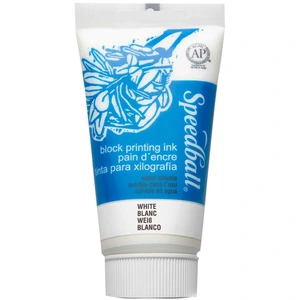 Water-soluble bloc printing ink white - Speedball
