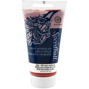 Water-soluble bloc printing ink red - Speedball