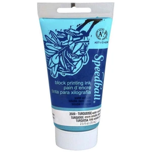 Water-soluble bloc printing ink turquoise - Speedball
