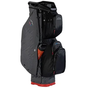 Sun Mountain C-100 Cartbag Waterdicht Steel Black Red pas cher