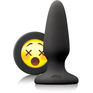 Ns Novelties Moji's - WTF - Buttplug met Emoji - Medium - ZwartVendu parbol