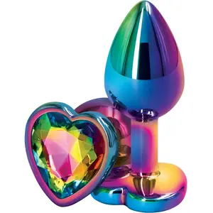 NS Novelties Rear Assets Multicolore Heart Plug AnalVendu pargaystore