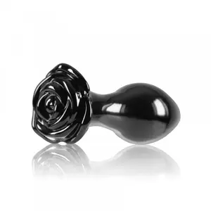 Renegade Plug en verre Crystal Rose 7 x 3.2cm Noir pas cher
