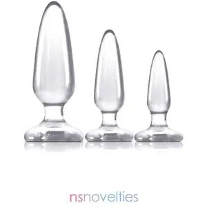 NS Novelties - Jelly Rancher - Trainer Kit - Anal Toys Buttplugs Transparant pas cher