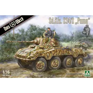 Das Werk Modelbouwpakket Militaire voertuigen - 16006 Sd.Kfz. 234/2 Puma Panzerwagen Plastic - 1:16 - Modelbouw
