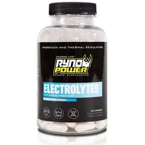 Ryno Power Casquettes Ele883 Unflavored Electrolytes 100 Unités pas cher