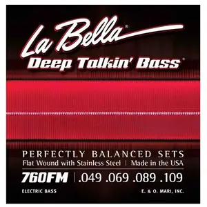 Comparateur de prix : La Bella 760FM Jeu de Cordes pour Basse 49/109 Flat Wound